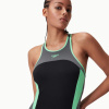 Купальник Speedo High Neck Splice Cross Back (Женский; 42 (54); Черный)